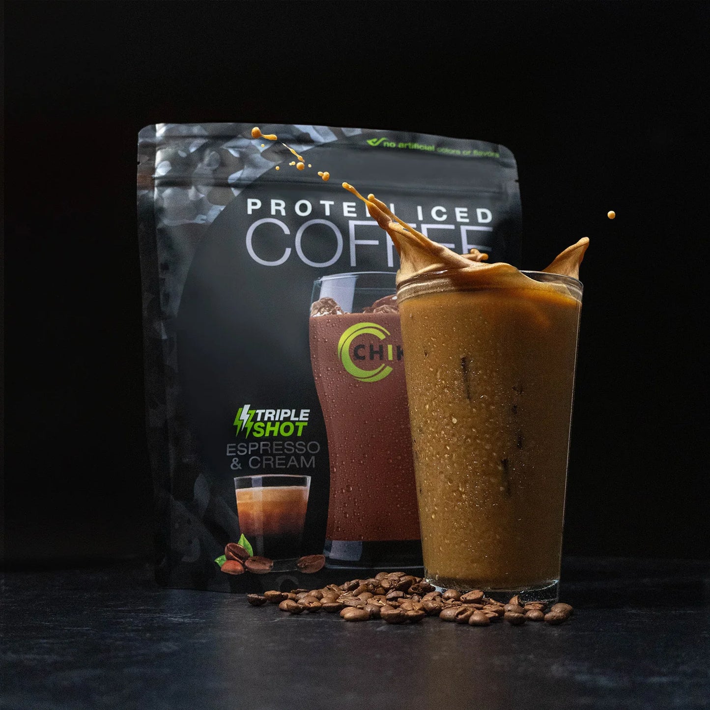 Triple Shot Espresso & Cream High Protein Iced Coffee