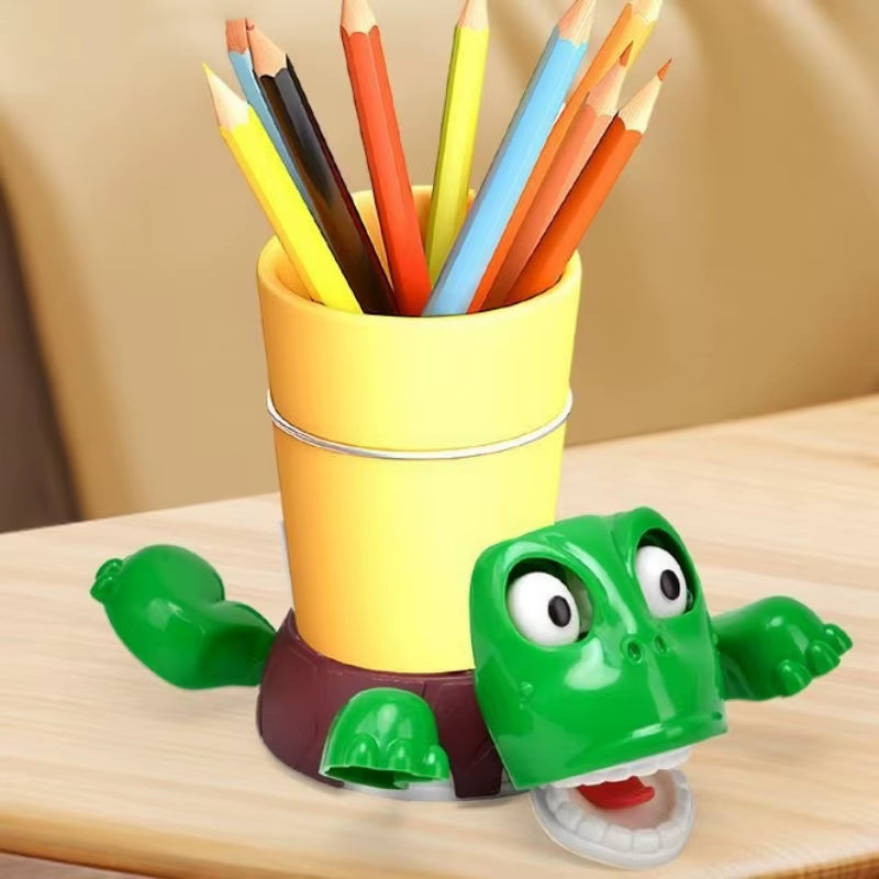 Panicked Turtle Coaster 3D Printed Cup Mat Insulation Pad Home/Office Decorative Cup Pad Mug Holder with Funny Expression