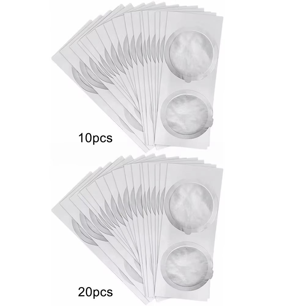 10/20 PCS Refillable Capsules Pods Lids Disposible Coffee Capsule Seals Foils Cream Foam Cafe Filter Lid for Vertuo Cafe Machine