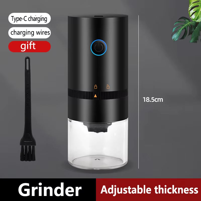 New Portable Outdoor USB Charging Coffee Grinder Travel Office Coffee Machine Electric Coffee Grinder