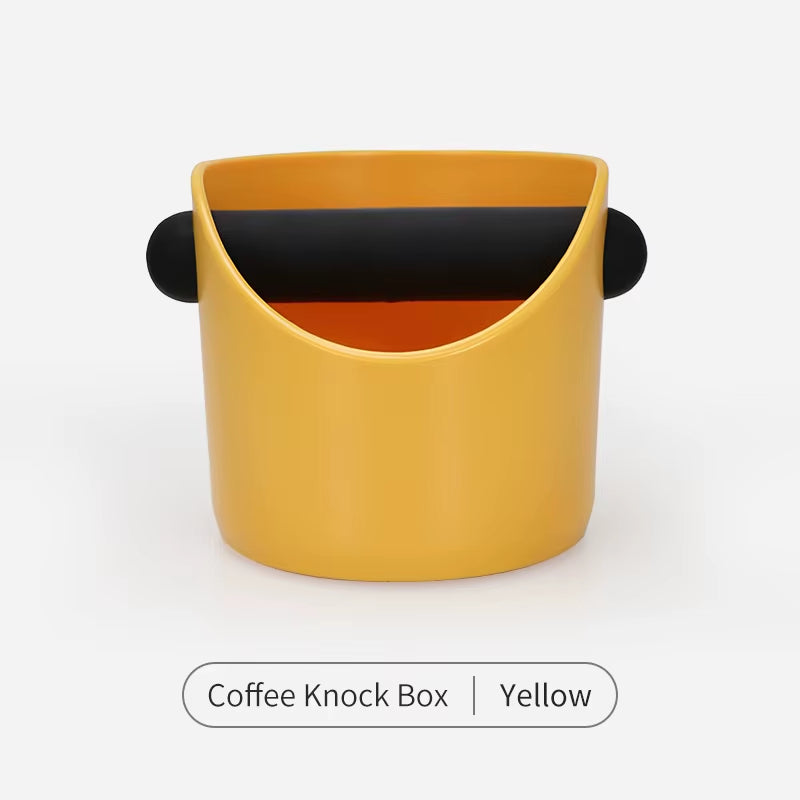 Coffee Knock Box anti Slip Shock-Absorbent Espresso Grind Grounds Container Dump Waste Bin Home Cafe Accessories Barista Tools