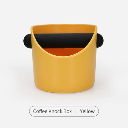 Coffee Knock Box anti Slip Shock-Absorbent Espresso Grind Grounds Container Dump Waste Bin Home Cafe Accessories Barista Tools