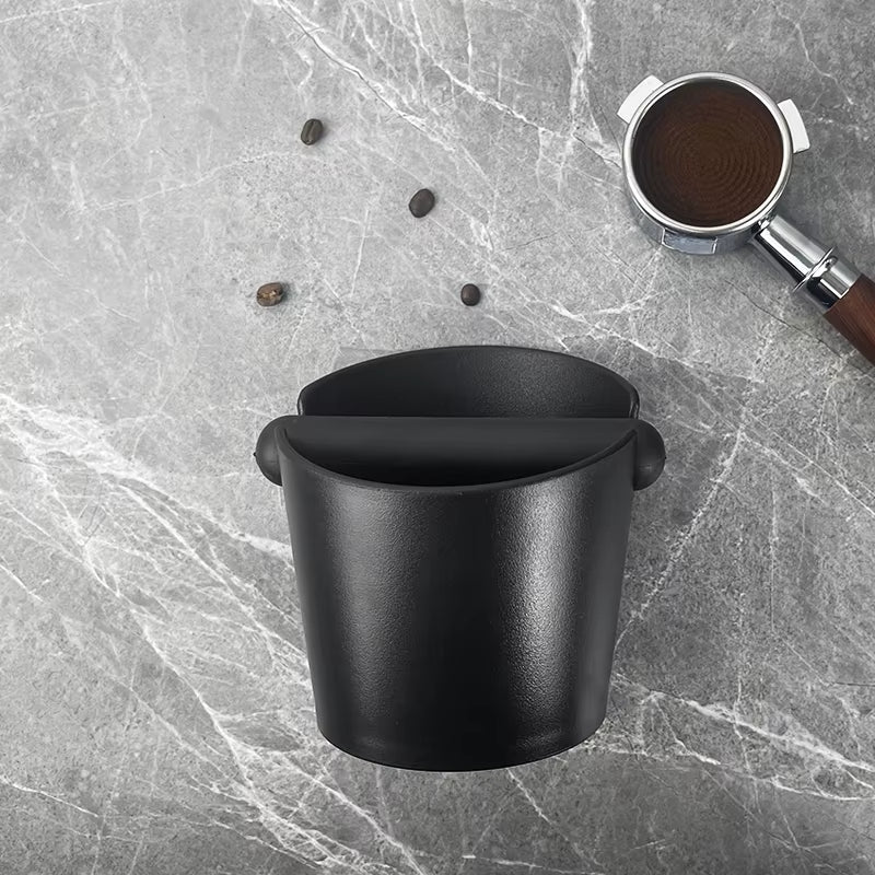 Coffee Knock Box anti Slip Shock-Absorbent Espresso Grind Grounds Container Dump Waste Bin Home Cafe Accessories Barista Tools