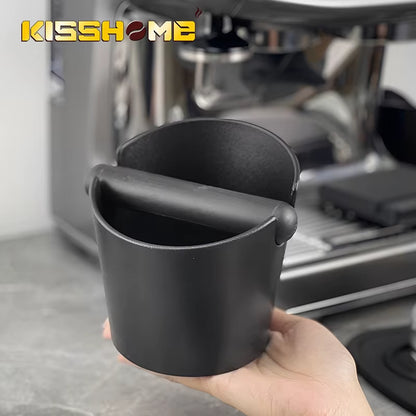 Coffee Knock Box anti Slip Shock-Absorbent Espresso Grind Grounds Container Dump Waste Bin Home Cafe Accessories Barista Tools