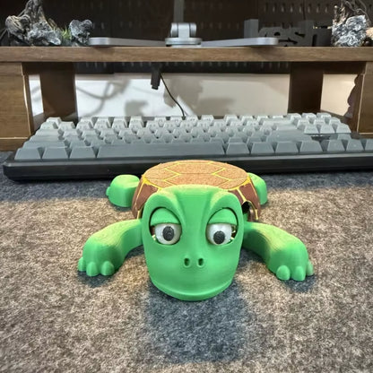 Panicked Turtle Coaster 3D Printed Cup Mat Insulation Pad Home/Office Decorative Cup Pad Mug Holder with Funny Expression