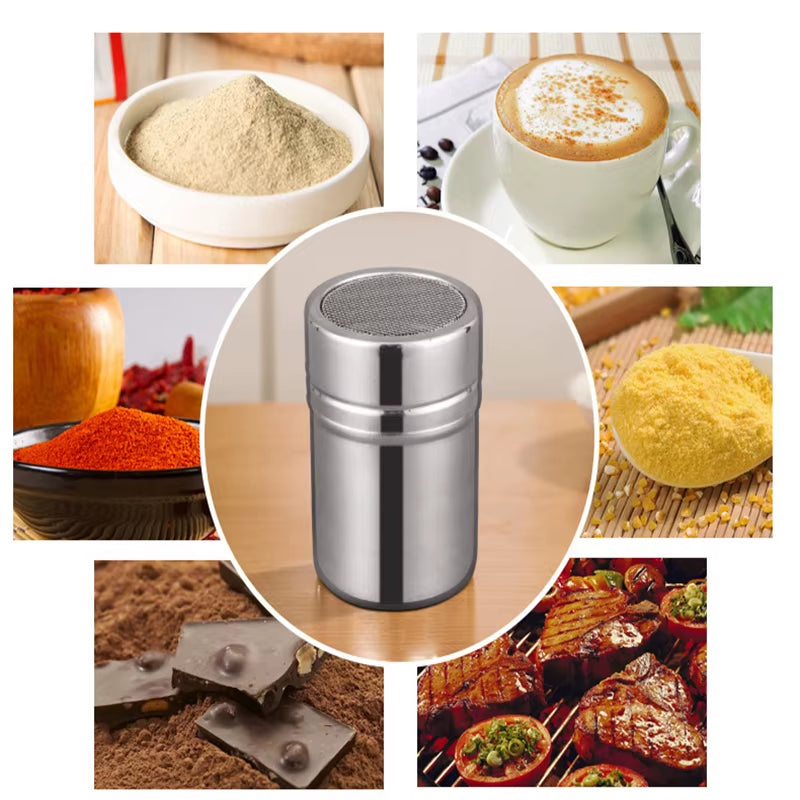 Cappuccino Mold Stainless Steel Coffee Shaker Fancy Coffee Printing Model Coffee Sifter Tool Chocolate Cocoa Coffee Accessories